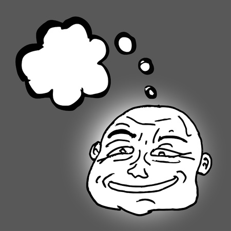 Head thinkingのイラスト素材