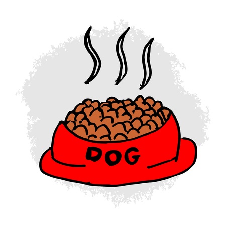 Dog foodのイラスト素材