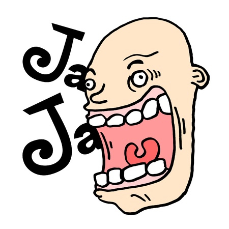 Funny faceのイラスト素材