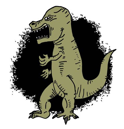 Big monster designのイラスト素材
