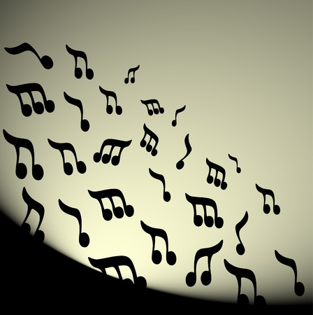 Classical music wallpaperのイラスト素材