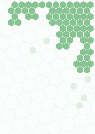 Background made with hexagonsのイラスト素材