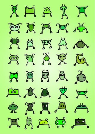 Virus collectionのイラスト素材