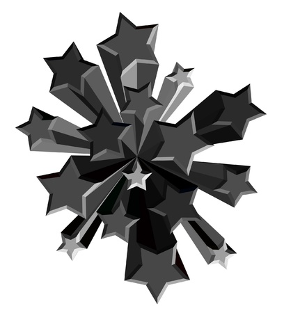 Dark starsのイラスト素材