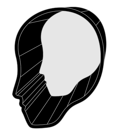 Creative face iconのイラスト素材