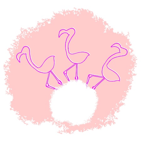 Creative illustration of pelican paintのイラスト素材