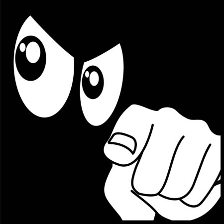 You, yes, youのイラスト素材