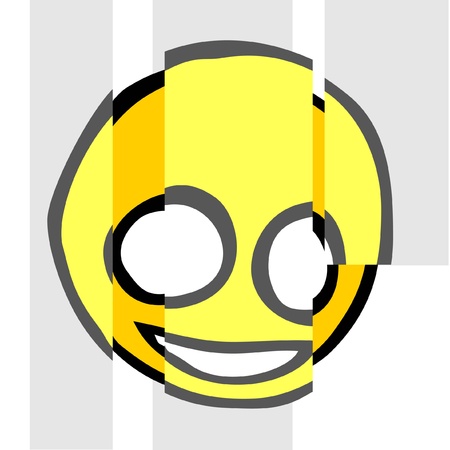 Abstract faceのイラスト素材