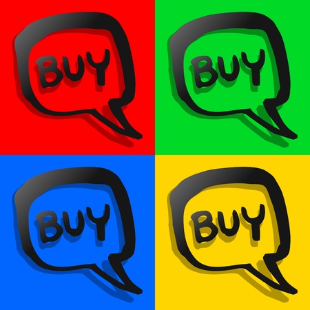 Business buy iconのイラスト素材