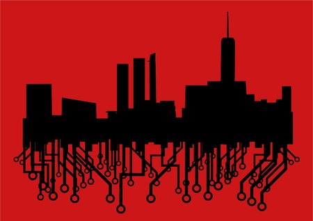 Future cityのイラスト素材