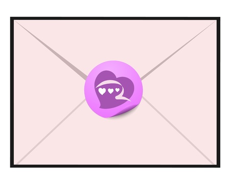 Love letterのイラスト素材