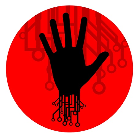 Tech human iconのイラスト素材