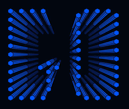 Blue go messageのイラスト素材