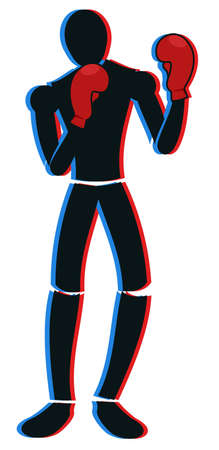 Boxing artのイラスト素材