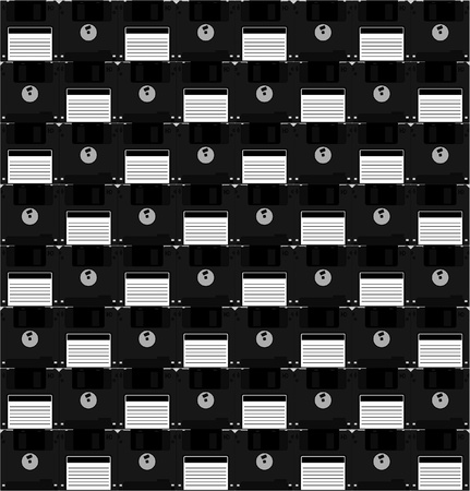 Computer diskettes mosaicのイラスト素材