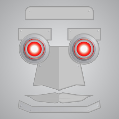 Tech faceのイラスト素材