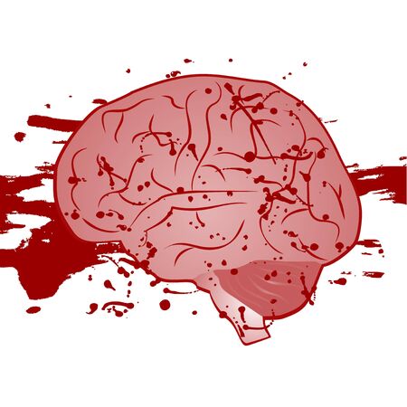 Gore brainのイラスト素材
