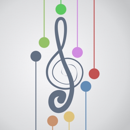 Music color artのイラスト素材