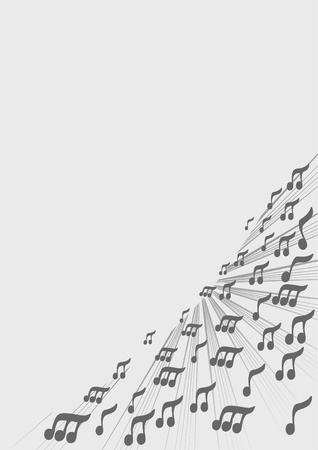 Music symbols paperのイラスト素材