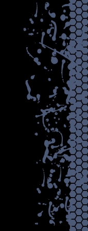 Vertical dark bannerのイラスト素材