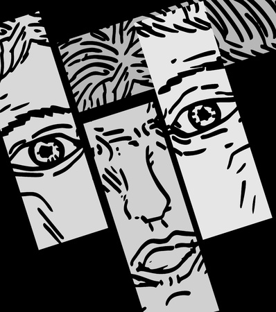 Abstract cartoonのイラスト素材