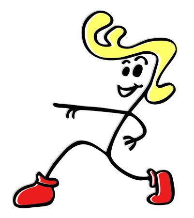 Point puppetのイラスト素材