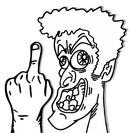 Rebel cartoonのイラスト素材