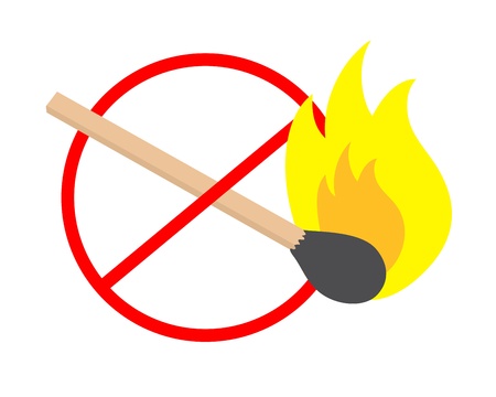 No fireのイラスト素材
