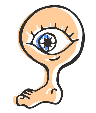 Abstract eyeのイラスト素材