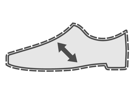 Shoe inflationのイラスト素材