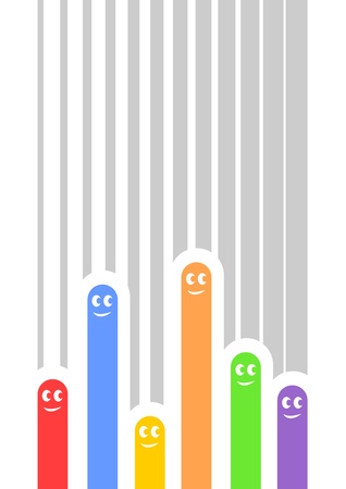 Color art wallpaperのイラスト素材