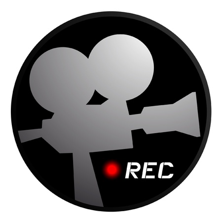 Cam iconのイラスト素材