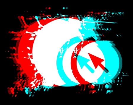 Visual cursor artのイラスト素材