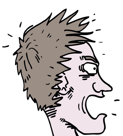 Amazing face manのイラスト素材