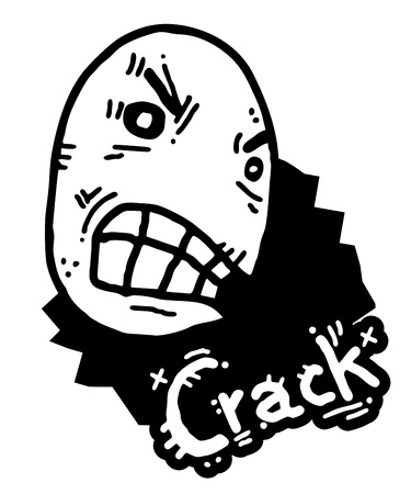 Rebel crackのイラスト素材