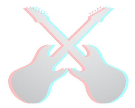 Guitar effectのイラスト素材
