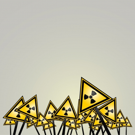 Radiation hazard backgroundのイラスト素材
