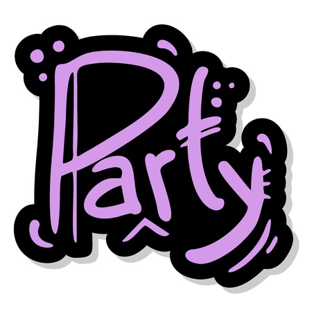 Party stickのイラスト素材