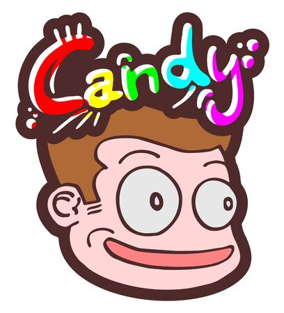 Candy smile kidのイラスト素材