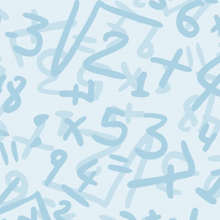 Numbers mosaicのイラスト素材