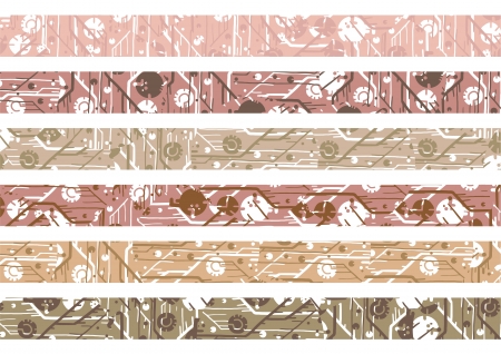 Color lines art collectionのイラスト素材