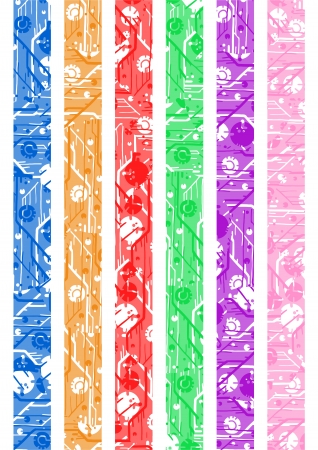 Color verticalのイラスト素材