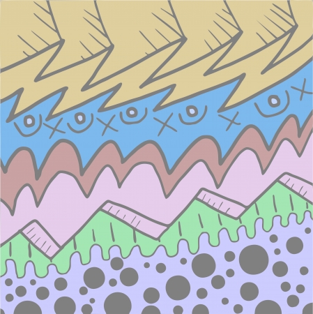 Modern color design compositionのイラスト素材