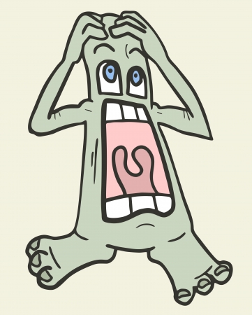 Crazy monsterのイラスト素材