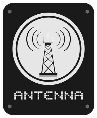 Antenna signのイラスト素材