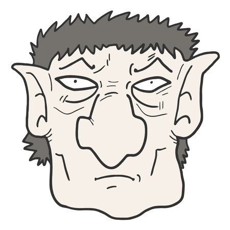 Elf faceのイラスト素材