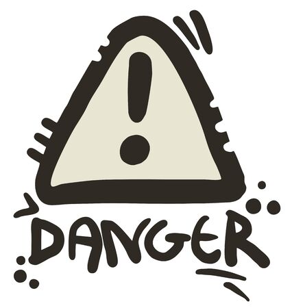 Danger iconのイラスト素材