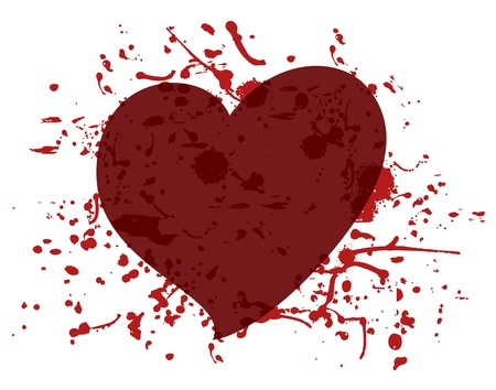 Blood heartのイラスト素材