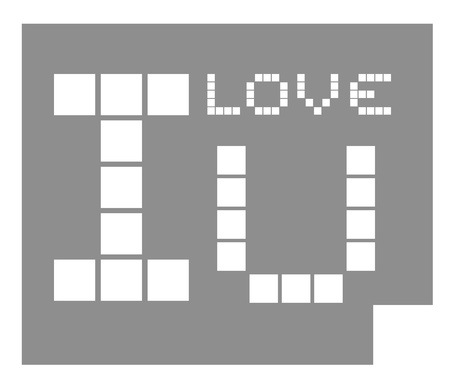 Elegant love emblemのイラスト素材