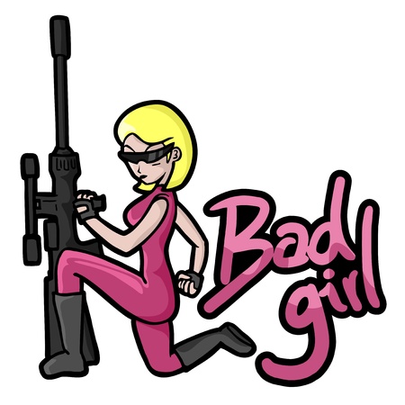 Bad girlのイラスト素材